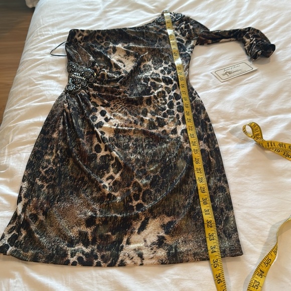 Janine of London NWT  designer and couture fashion leopard print  made in USA - Picture 13 of 13